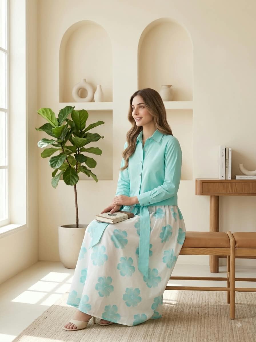 DIGITAL FLORAL MAXI