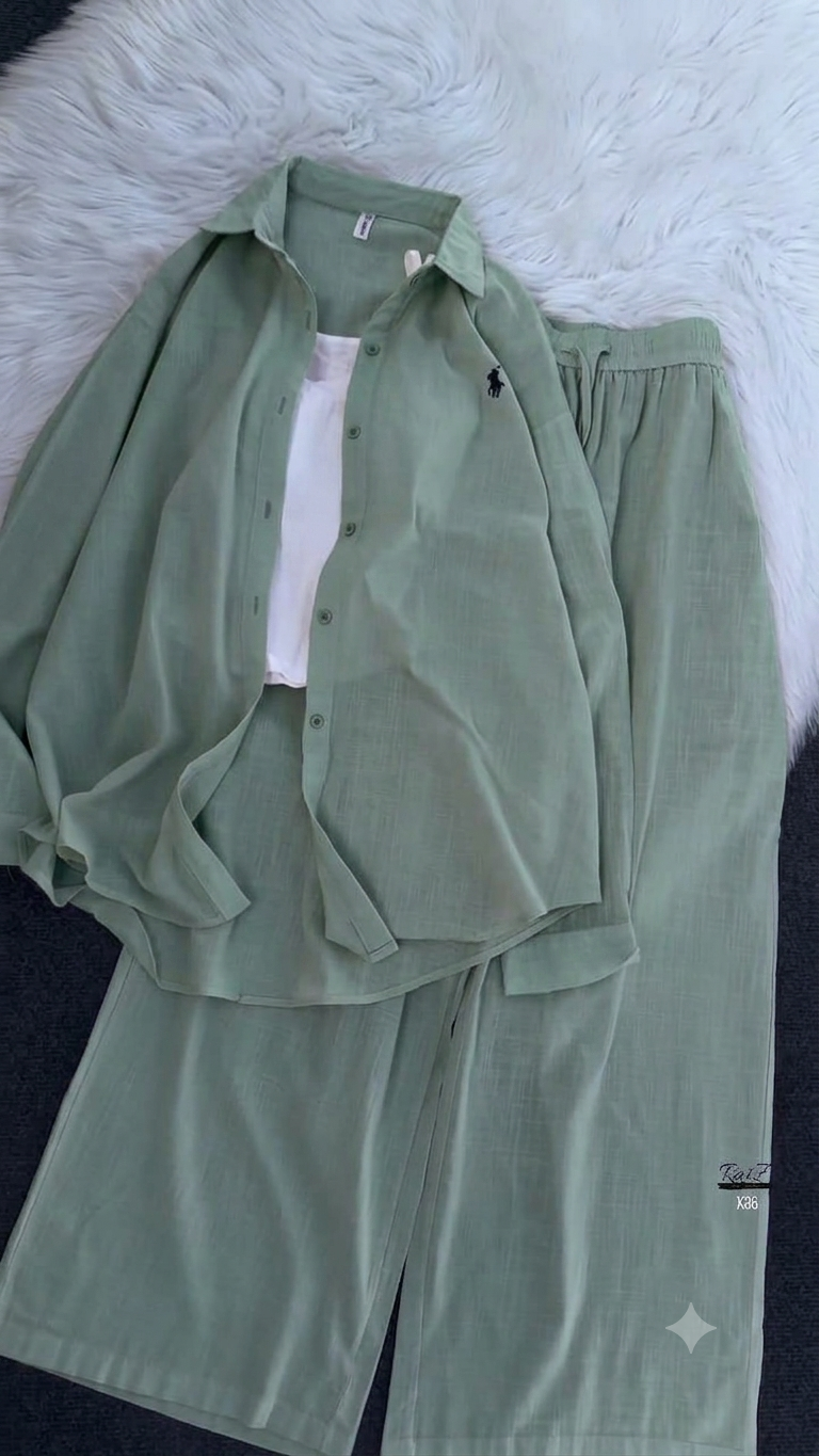 Polo Style sage green