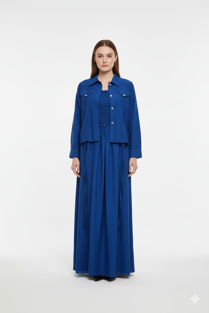 Jacket style Maxi ZINC