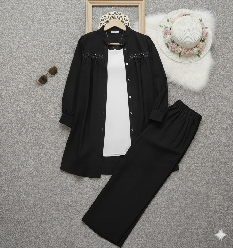 TRENDY CORD STYLE Black
