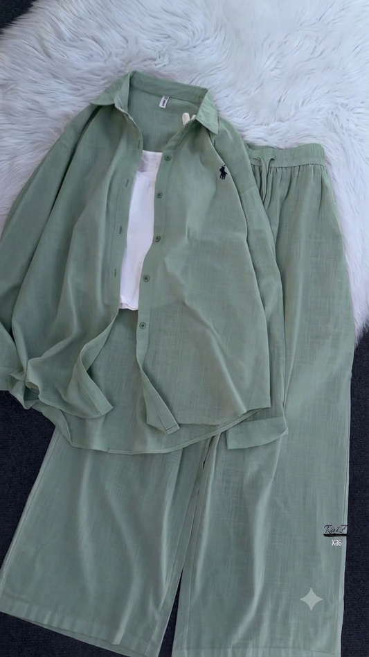 Polo Style sage green