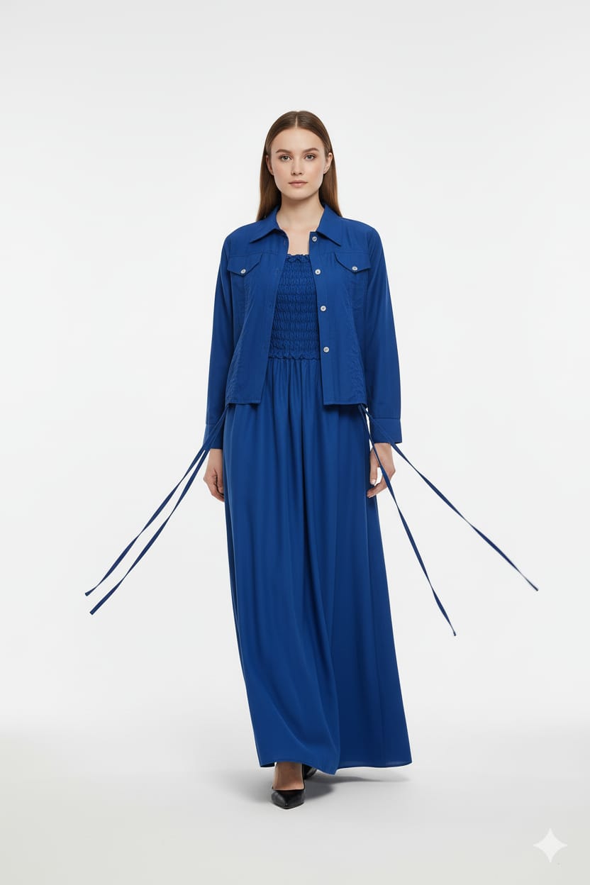 Jacket style Maxi ZINC
